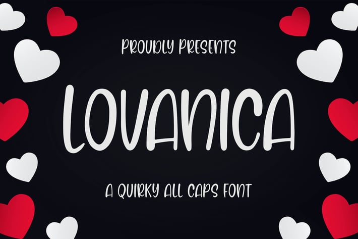 Lovanica - a Quirky Font