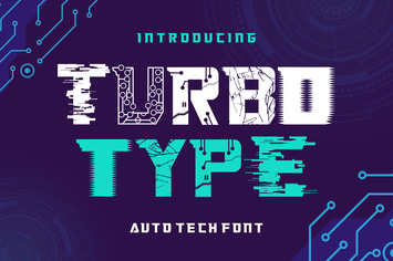 Turbo Type - Auto Tech Font