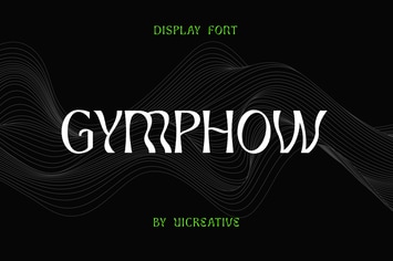  Gymphow Modern Serif Display Font