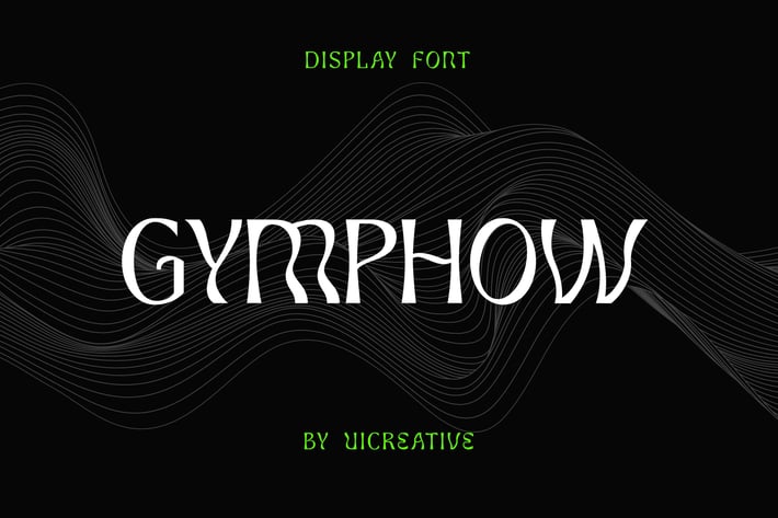  Gymphow Modern Serif Display Font