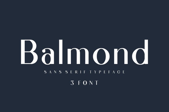 Balmond Sans Serif 3 font