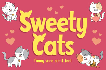 Sweety Cats - Funny Sans Serif