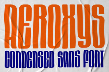 Aeroxys Condensed Display Sans Font
