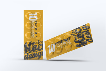 Paper Pills Package Mock-Up