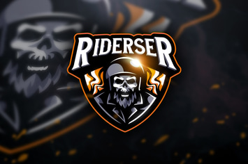 Riderser - Mascot & Sport Logo