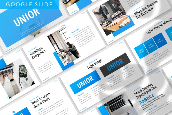 Unior - Brand Identity Google Slide Template