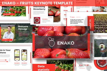 Enako - Fruits Keynote Template