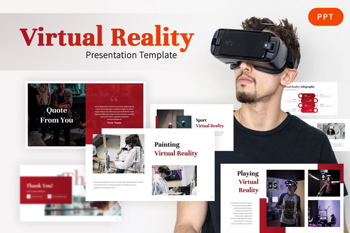 Virtual Reality - Gaming Powerpoint Template