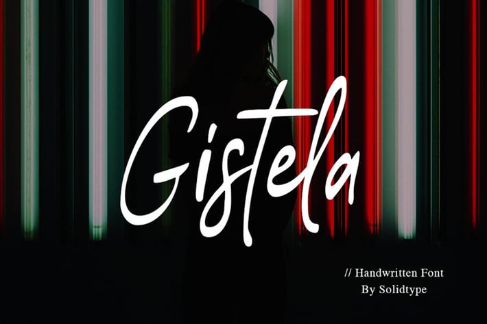 Gistela | Handwritten Font