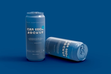 Soda Can Mockup