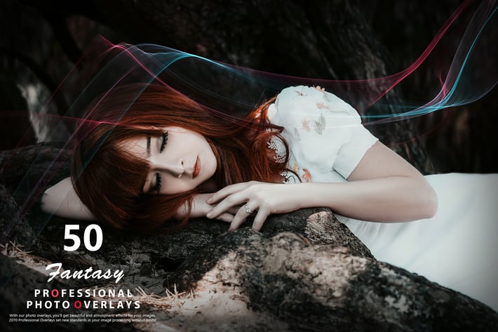 50 Fantasy Photo Overlays - Vol 1