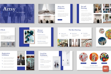 Artsy - Art Exhibition (Powerpoint)