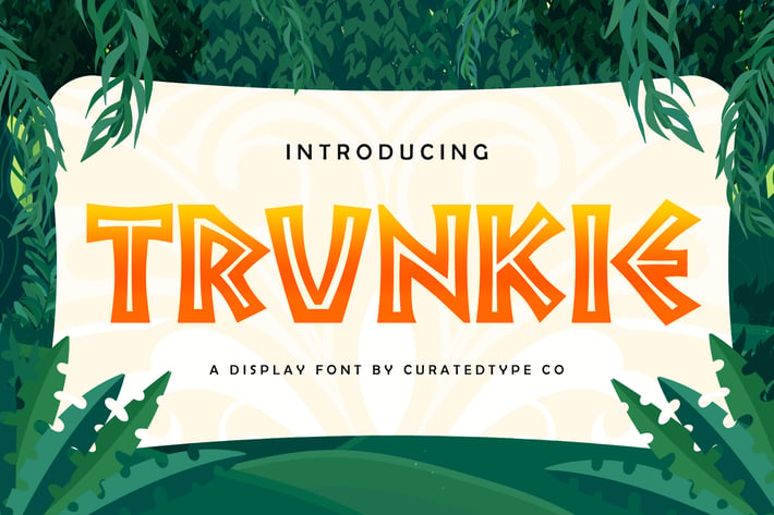 Trunkie - Urban Display Font