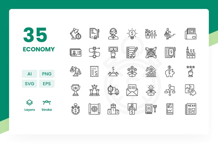 Economy - Icons Pack (vol.1)