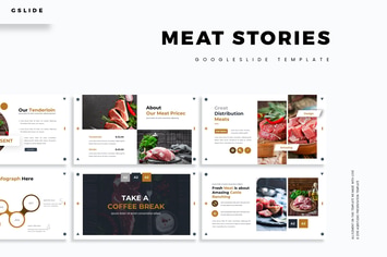 Meat Stories - Google Slides Template