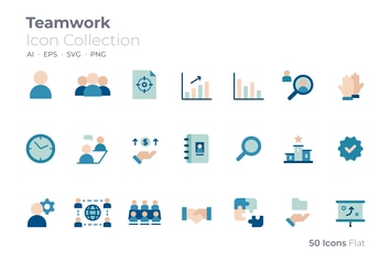 Teamwork Color Icon
