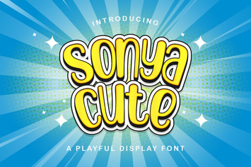 Sonya Cute - Playful Display Font