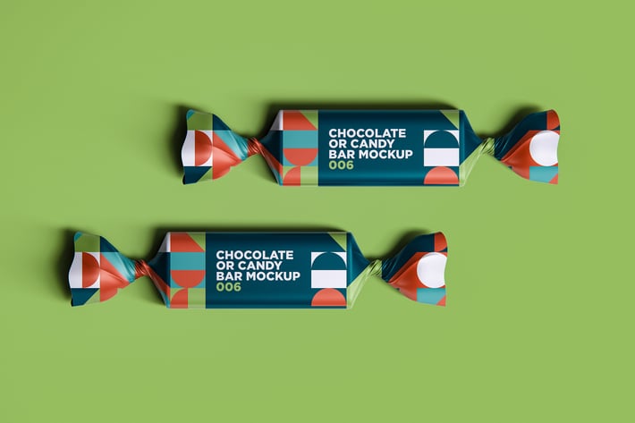 Chocolate or Candy Bar Mockup 006