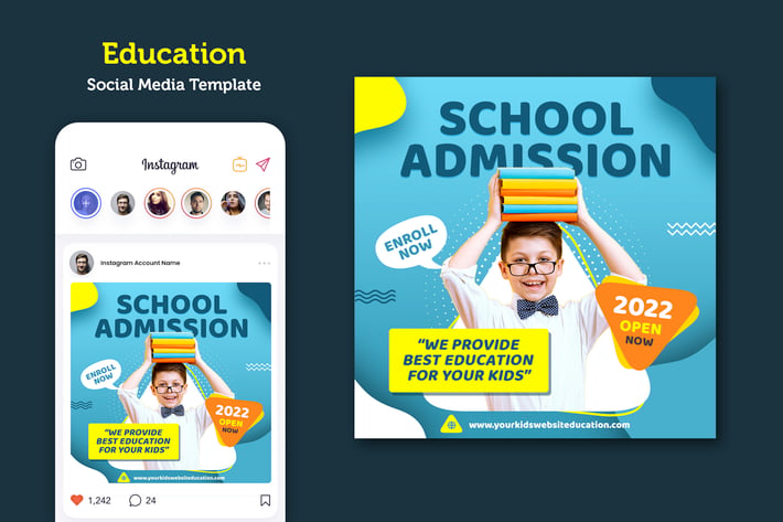 School Admission Banner