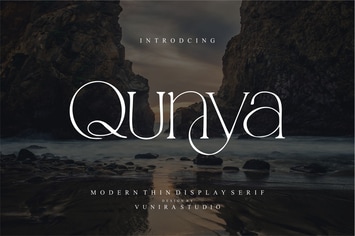 Qunya - Display Serif