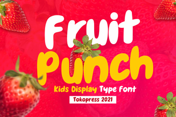 Fruit Punch - Kids Font