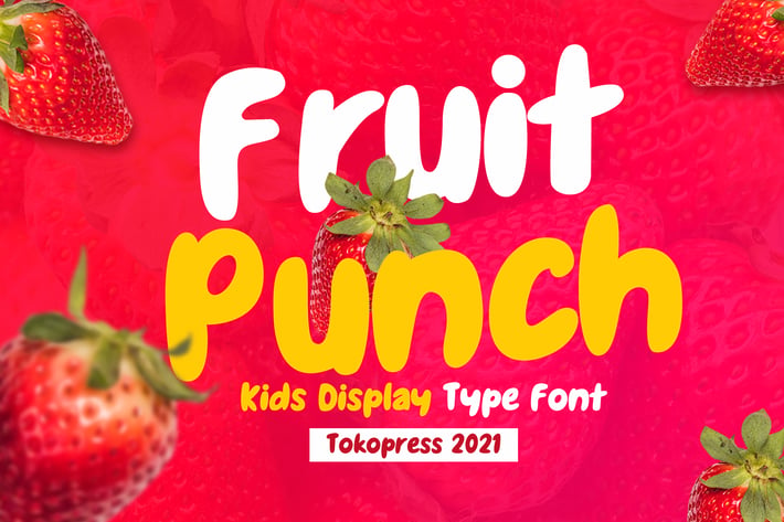 Fruit Punch - Kids Font