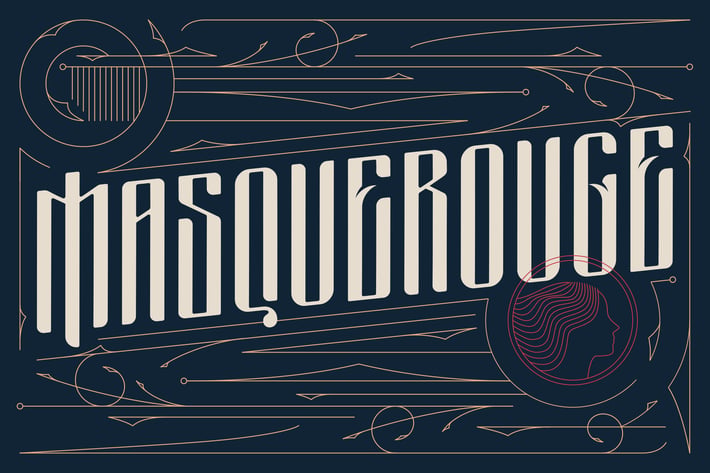 Masquerouge Victorian Font