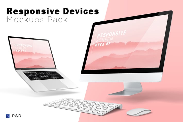 Responsive Devices Mockups Pack