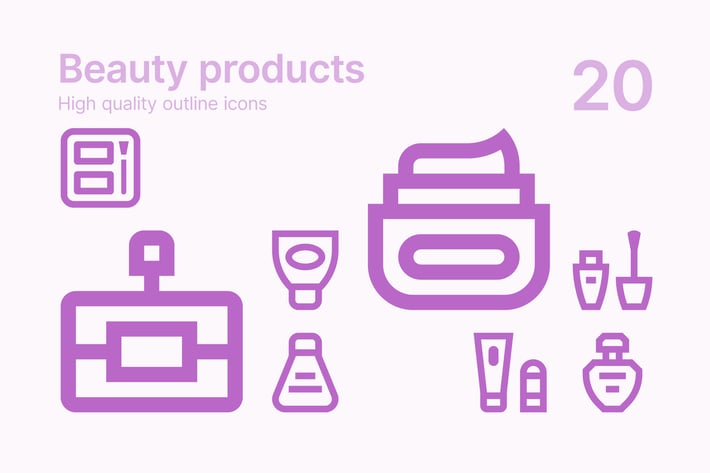 Beauty Products Icons