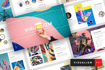 Visualizm - Pop Art & Graffiti PowerPoint Template