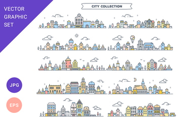 City street graphics | set