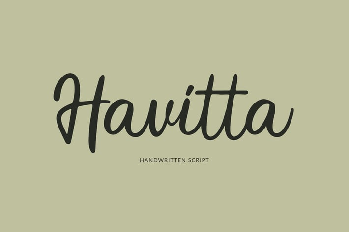 Havitta - Handwritten Script