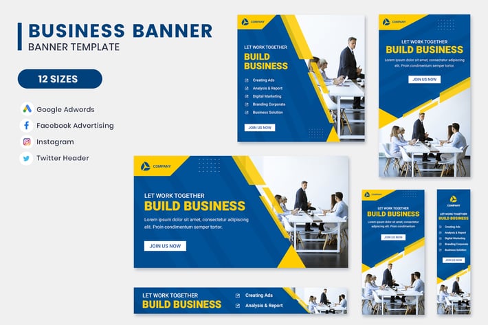 Bussiess Google Adwords Banner Template