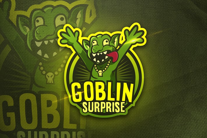 Goblin Surpraise - Mascot & Sports Logo