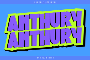Anthury - Kids & Playful Font