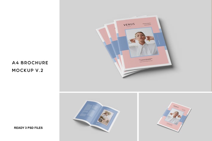 A4 Brochure Mockup Vol.2