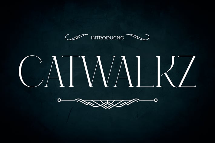 Catwalk - Modern Elegance and Beauty Font