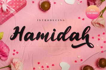 Hamidah - Bold Calligraphy Font