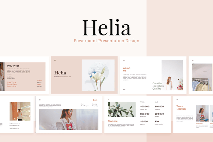 Helia - Powerpoint Template
