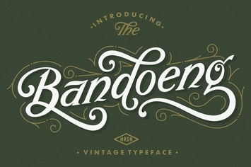 Bandoeng - Vintage Font