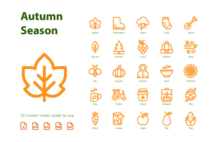 Autumn First Season (Line)