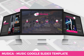 Musica - Entertainment Google Slides Template
