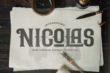 Nicolas - Victorian Style Font