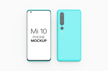 Mi 10 Phone Mockup
