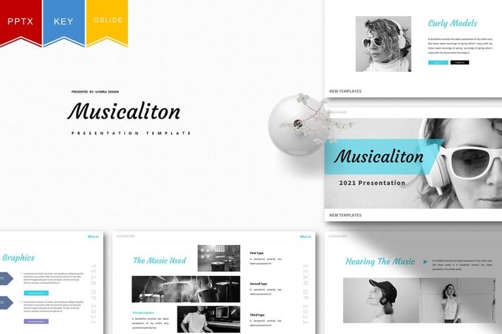 Musicaliton | Powerpoint, Keynote, Google Slides