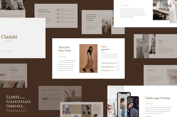 Clambi - Fashion Business Powerpoint Template