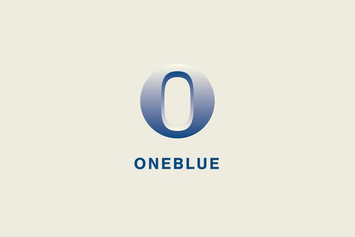 One Blue Logo Template