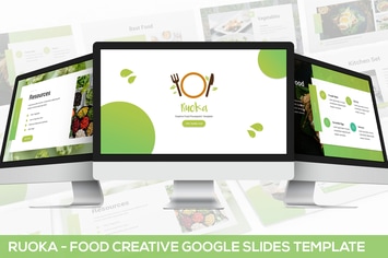 Ruoka - Creative Food Google Slides Template