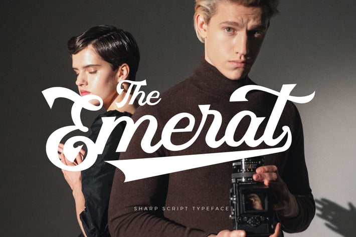 Emerat - Logotype Elegant Script
