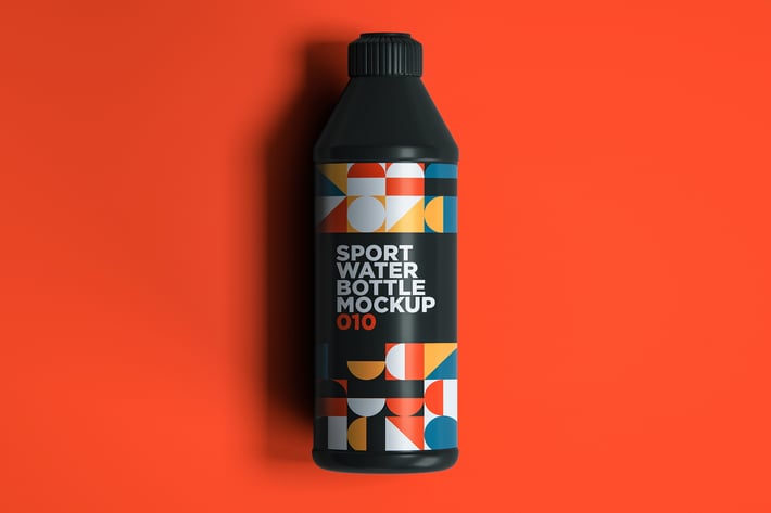 Sport Water Bottle Mockup 010